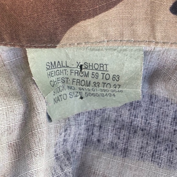 Authentic Military Hot Weather Woodland Camouflage Combat Coat Shirt Jacket - Picture 4 of 6